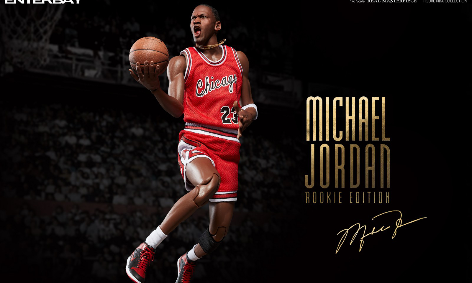 巨星的诞生，ENTERBAY 发布 Michael Jordan 菜鸟赛季玩偶作品