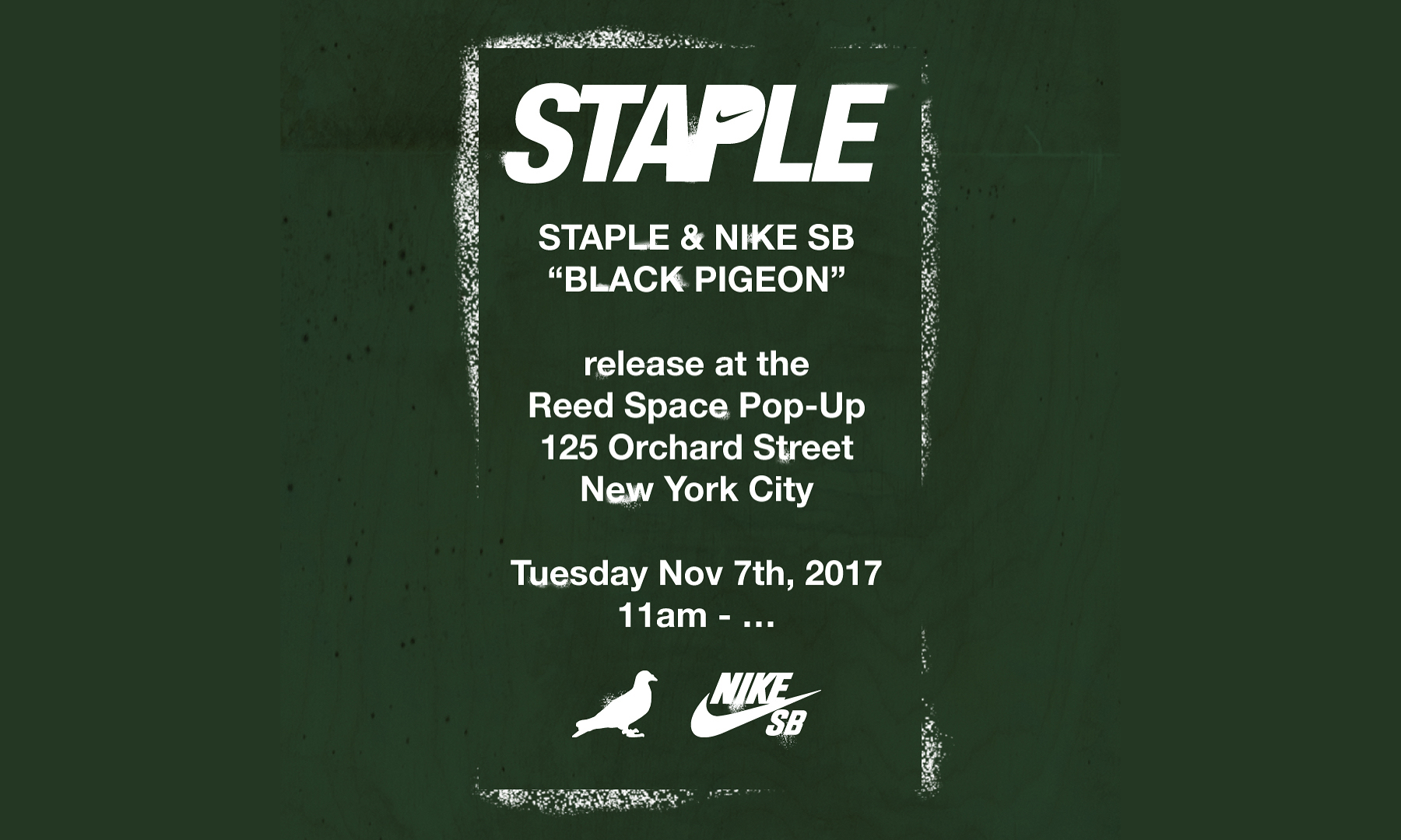 黑鸽子归来！Staple x Nike SB 即将发售