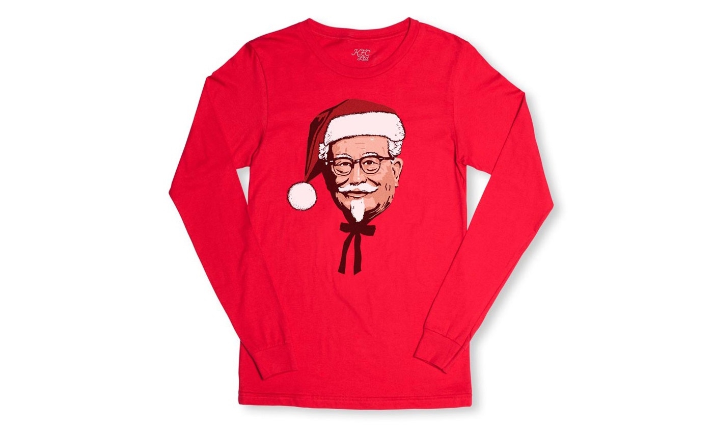 KFC 为圣诞节打造了一系列节日主题周边单品