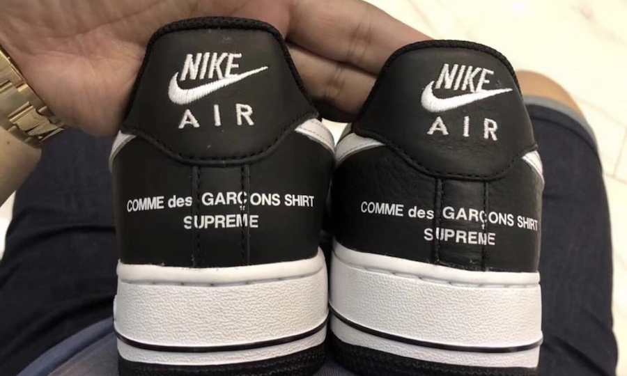Supreme x CDG x Nike 全新三方联名鞋款更多细节曝光
