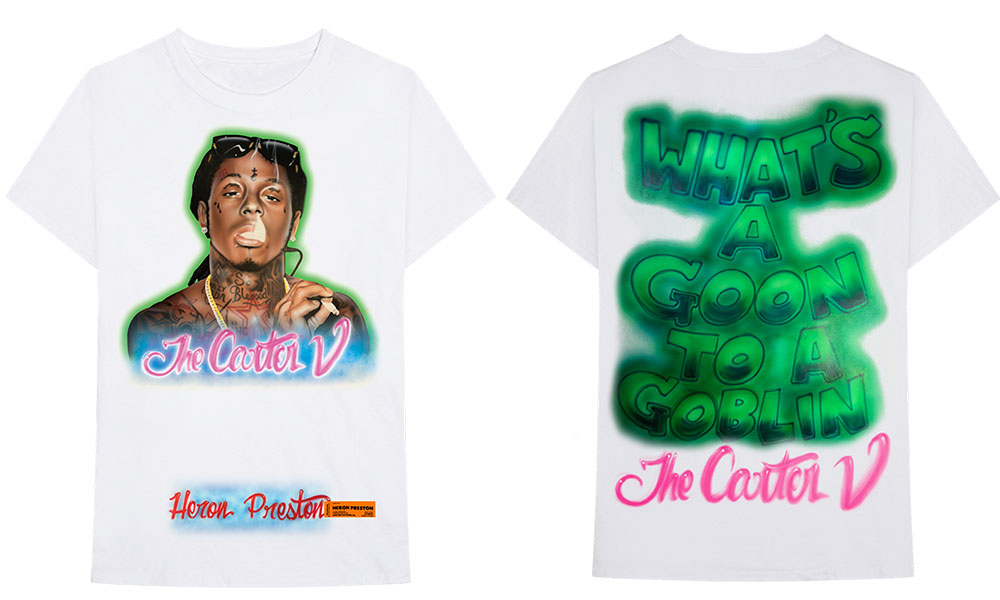 给新专造势，Heron Preston 发布 Lil Wayne 限定 T 恤