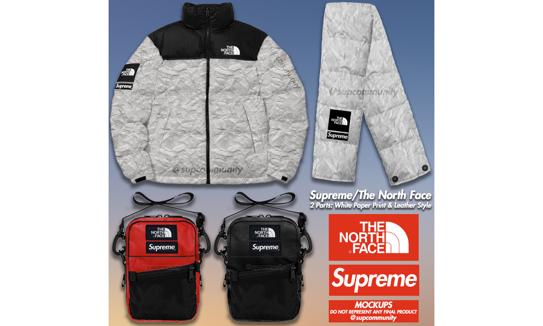 Supreme x The North Face 或将于本周开售