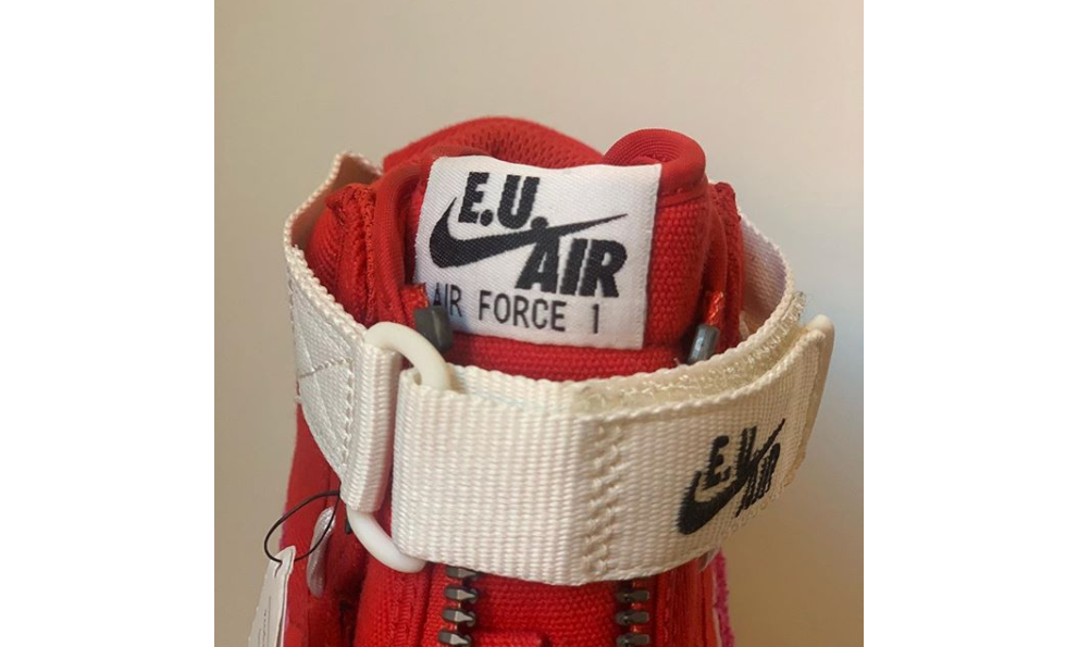 陈冠希曝光 E.U. x Nike 联名 Air Force 1