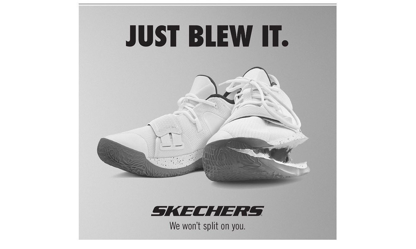 买下广告页 Diss，Skechers 在 Nike “伤口上撒盐”？
