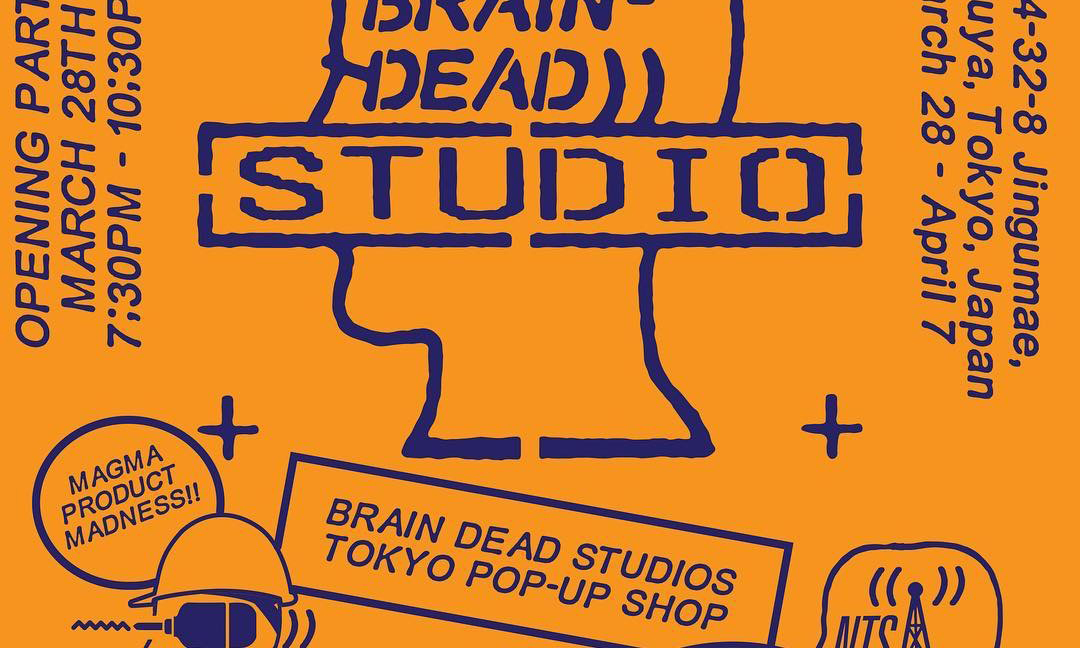 美食角好评，Brain Dead 东京限定 Pop-Up Store 开催