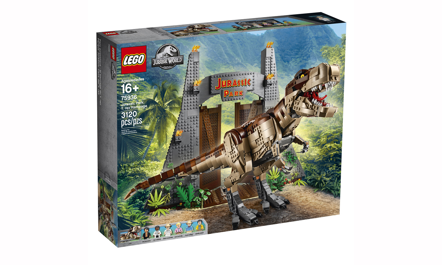 LEGO 发布《侏罗纪公园》主题霸王龙盒组