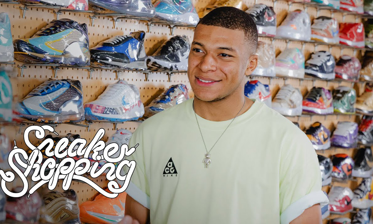 巴黎当家球星姆巴佩登上 Sneaker Shopping 谈自己的球鞋情节