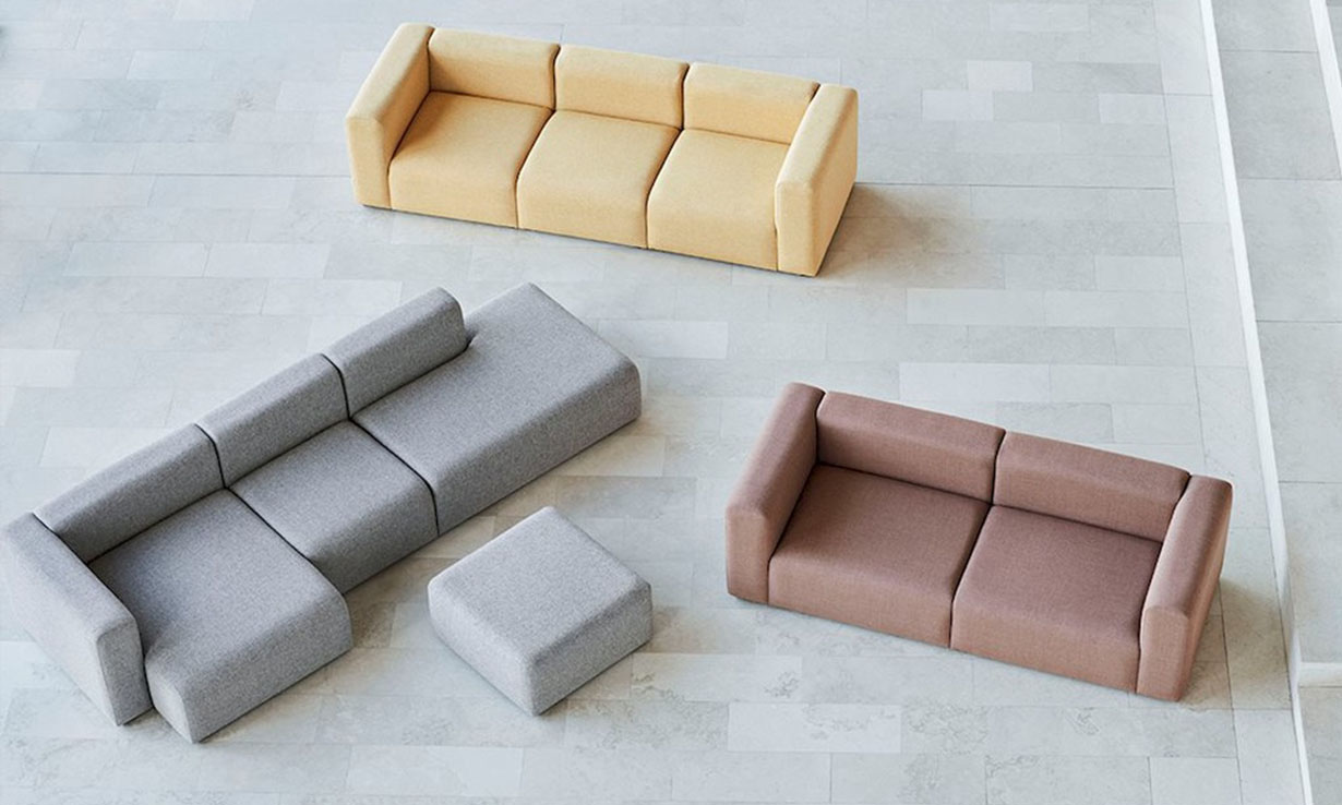 北欧家居品牌 HAY 推出可随意拼凑的 “模组沙发”