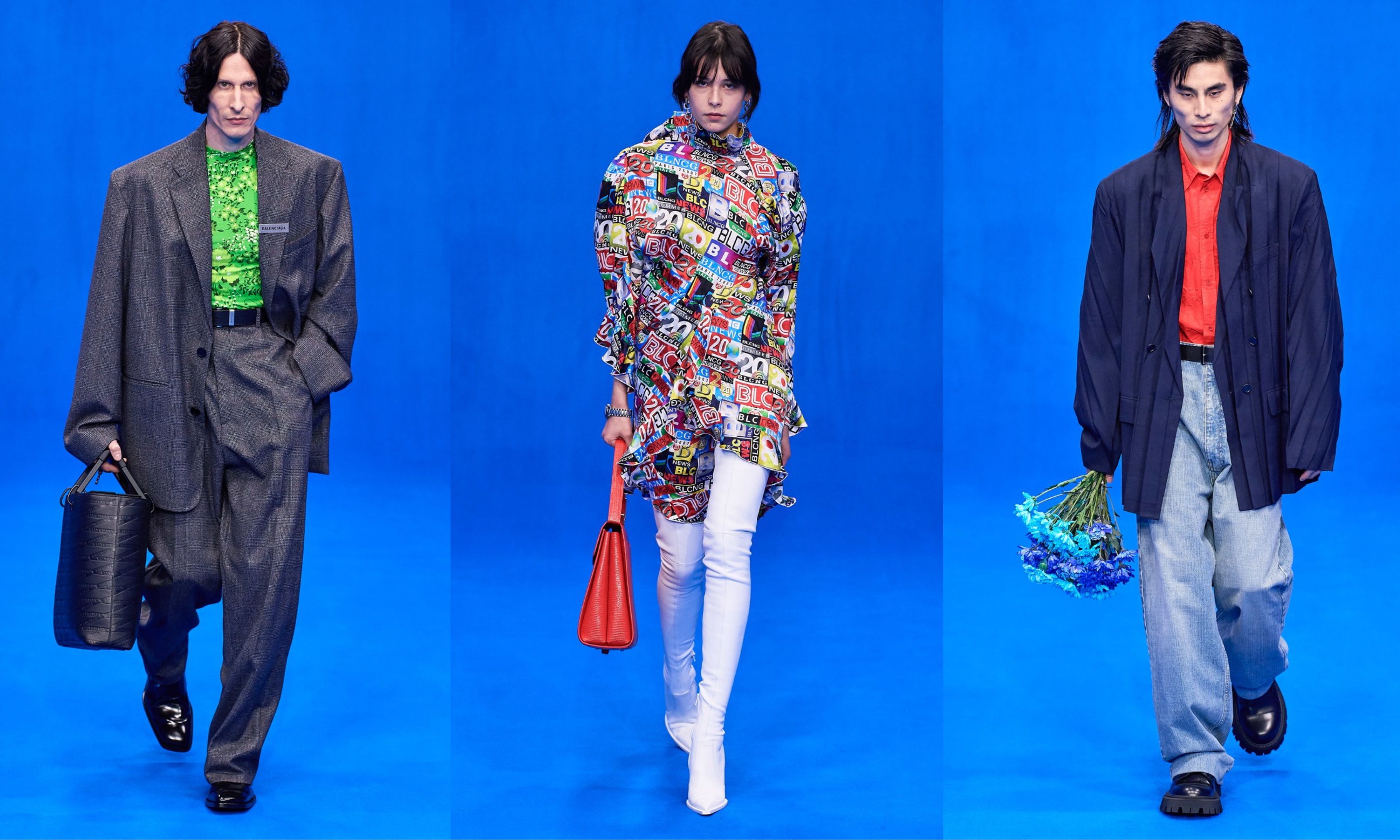 办公室解构美学，BALENCIAGA 2020 春夏系列秀场回顾