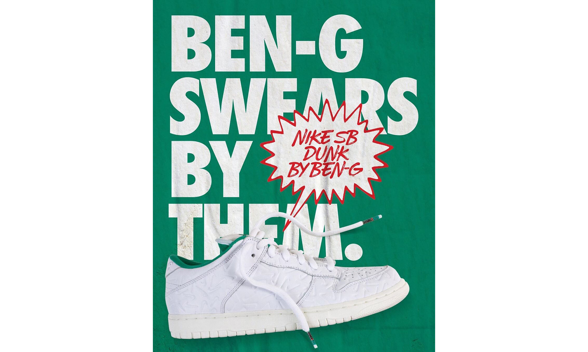 Ben G x Nike SB 联名 Dunk Low  鞋款发布