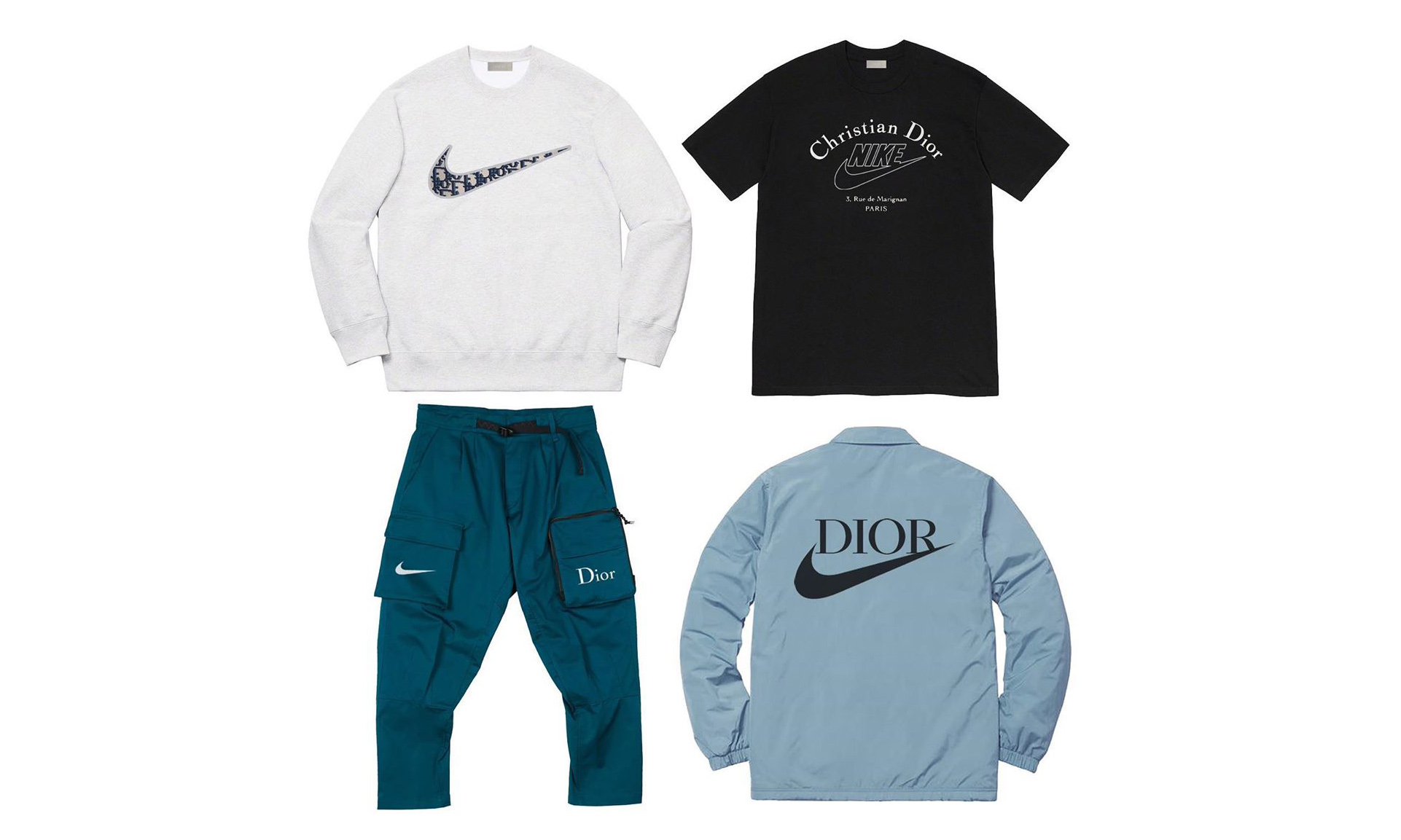 传闻 Dior 与 Nike 还将推出服饰单品