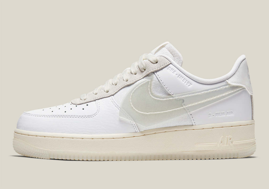 nike air force 1 transparent sole