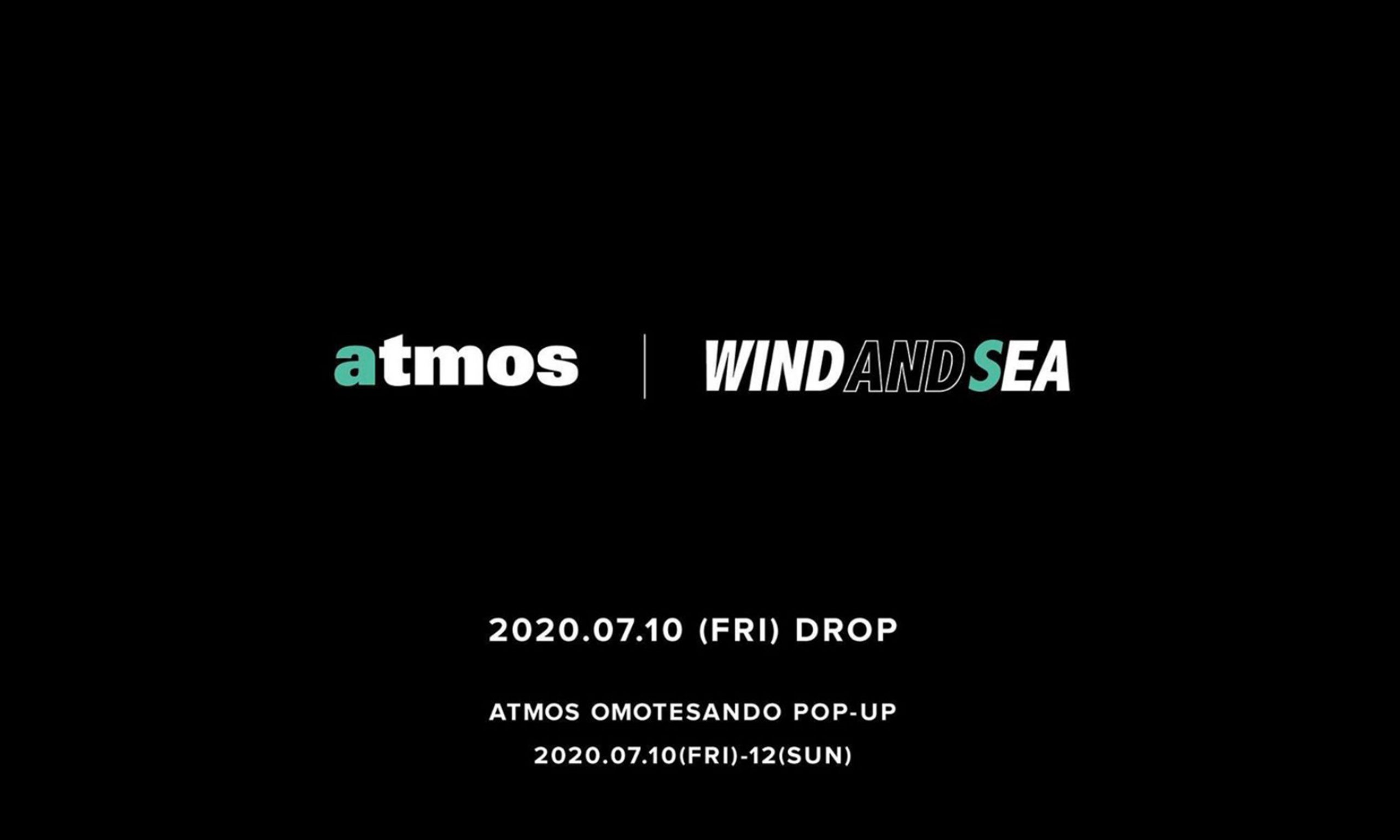 atmos x WIND AND SEA 联名合作系列公开