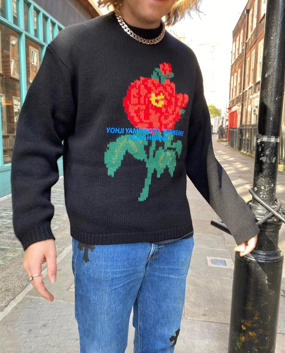 Yohji Yamamoto TEKKEN™ Sweater - fall winter 2022 - Supreme