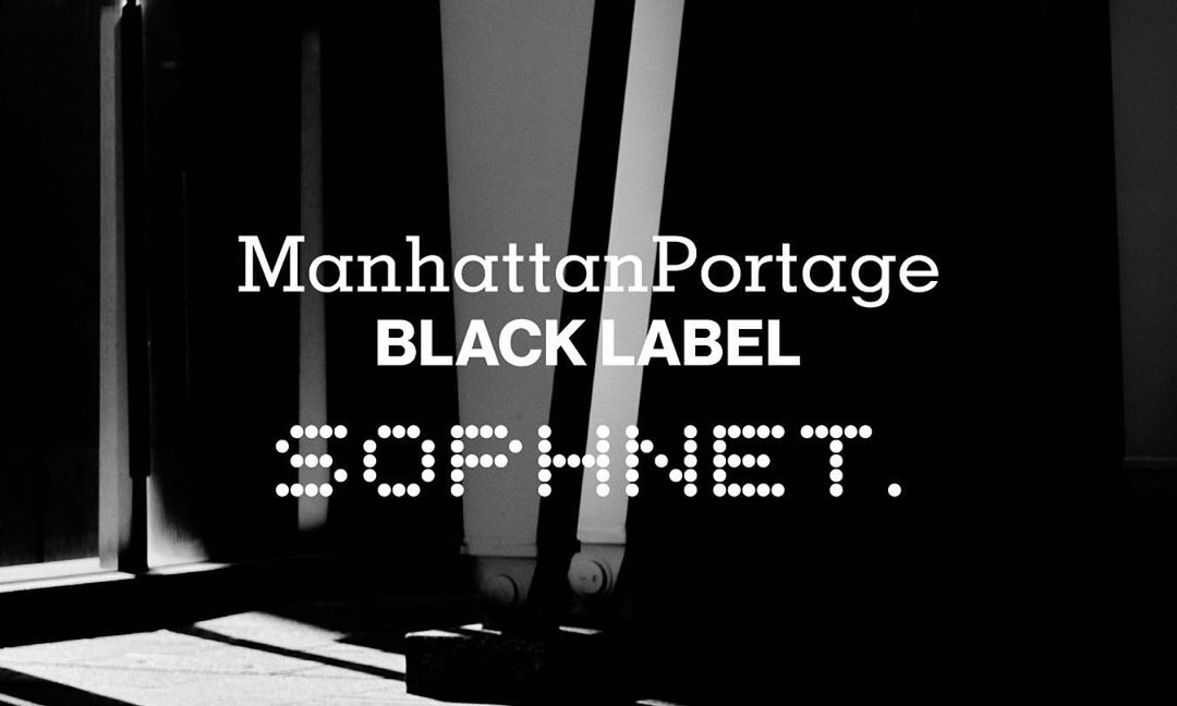 SOPHNET. x Manhattan Portage BLACK LABEL 合作系列正式发布