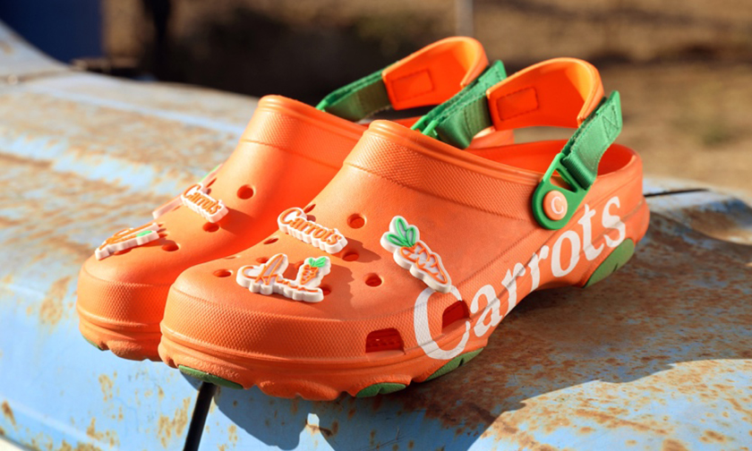 Crocs 与美国街头品牌 Carrots 首度合作联名鞋款