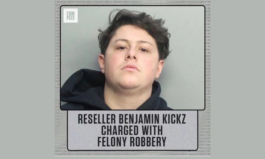 美国著名鞋头 Benjamin Kickz 因抢劫被捕