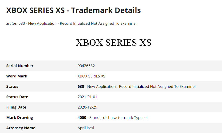 微软注册 Xbox Series XS 新商标
