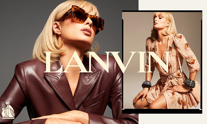 Paris Hilton 演绎 LANVIN 2021 春夏系列广告大片