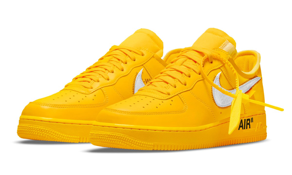 Off White™ x Nike Air Force 1「University Gold」官方图释出