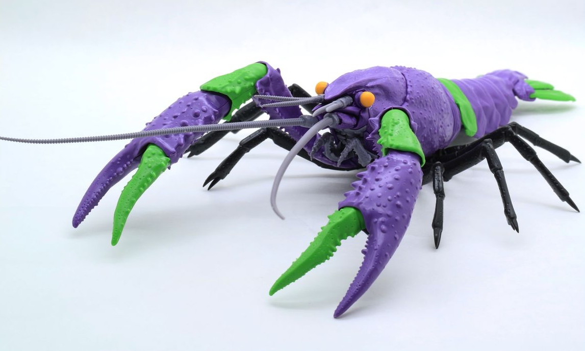 富士美推出《EVA》初号机 & 二号机配色小龙虾拼装模型