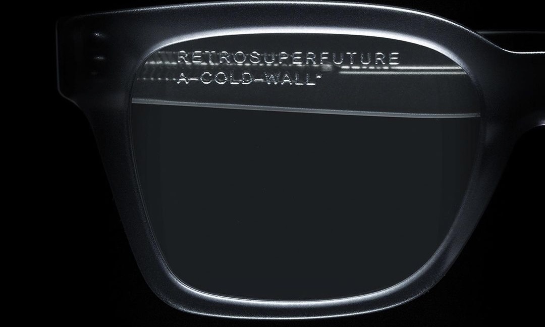 A-COLD-WALL* x RETROSUPERFUTURE 合作系列眼镜即将发售