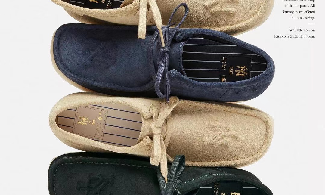 KITH 携手 MLB 打造全新 Clarks  Wallabee 鞋款