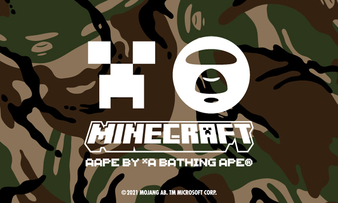 AAPE x MineCraft 合作系列发布