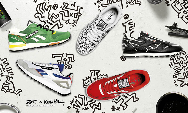 Reebok 携手街头艺术家 Keith Haring 再度推出系列鞋款