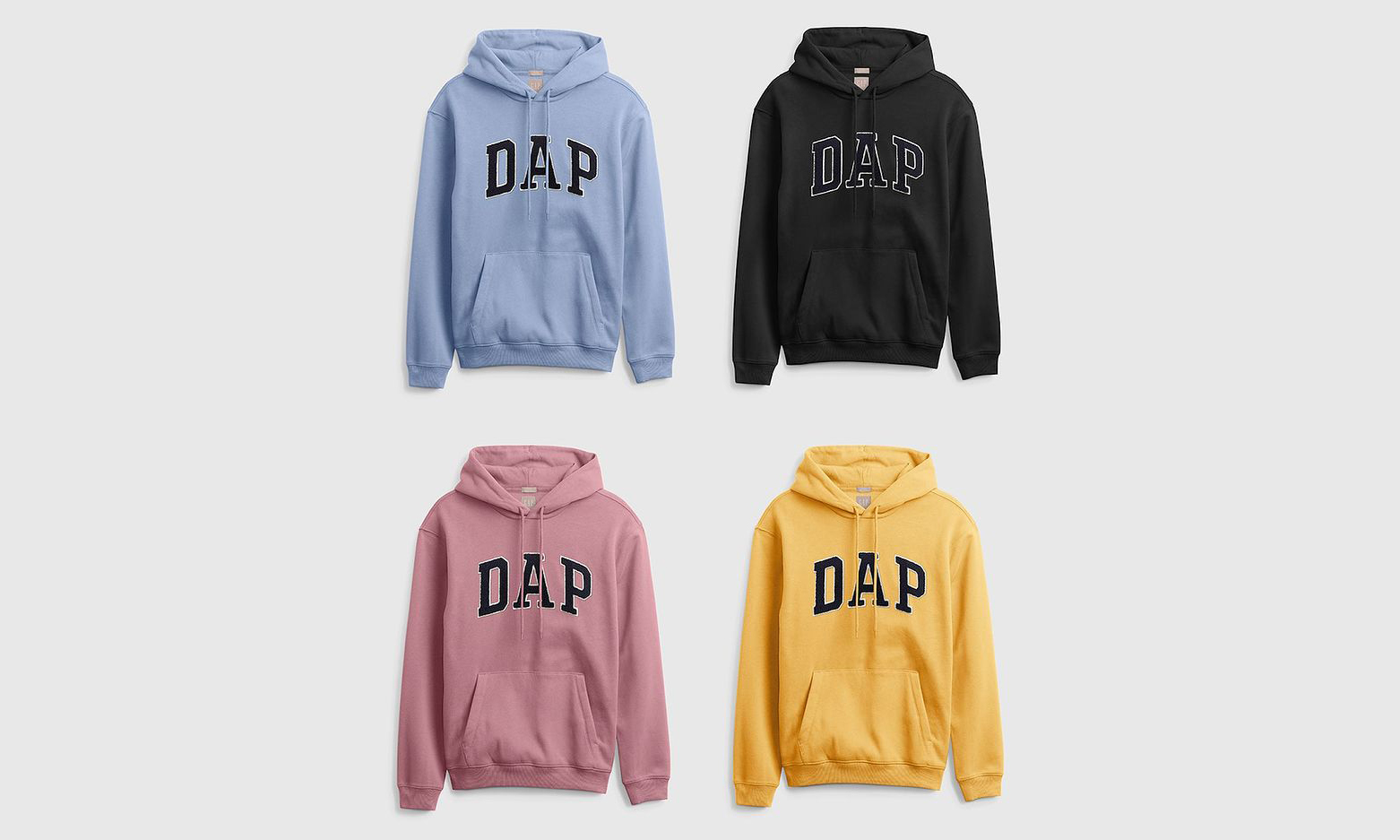 Dapper Dan x GAP「DAP」卫衣追加新配色