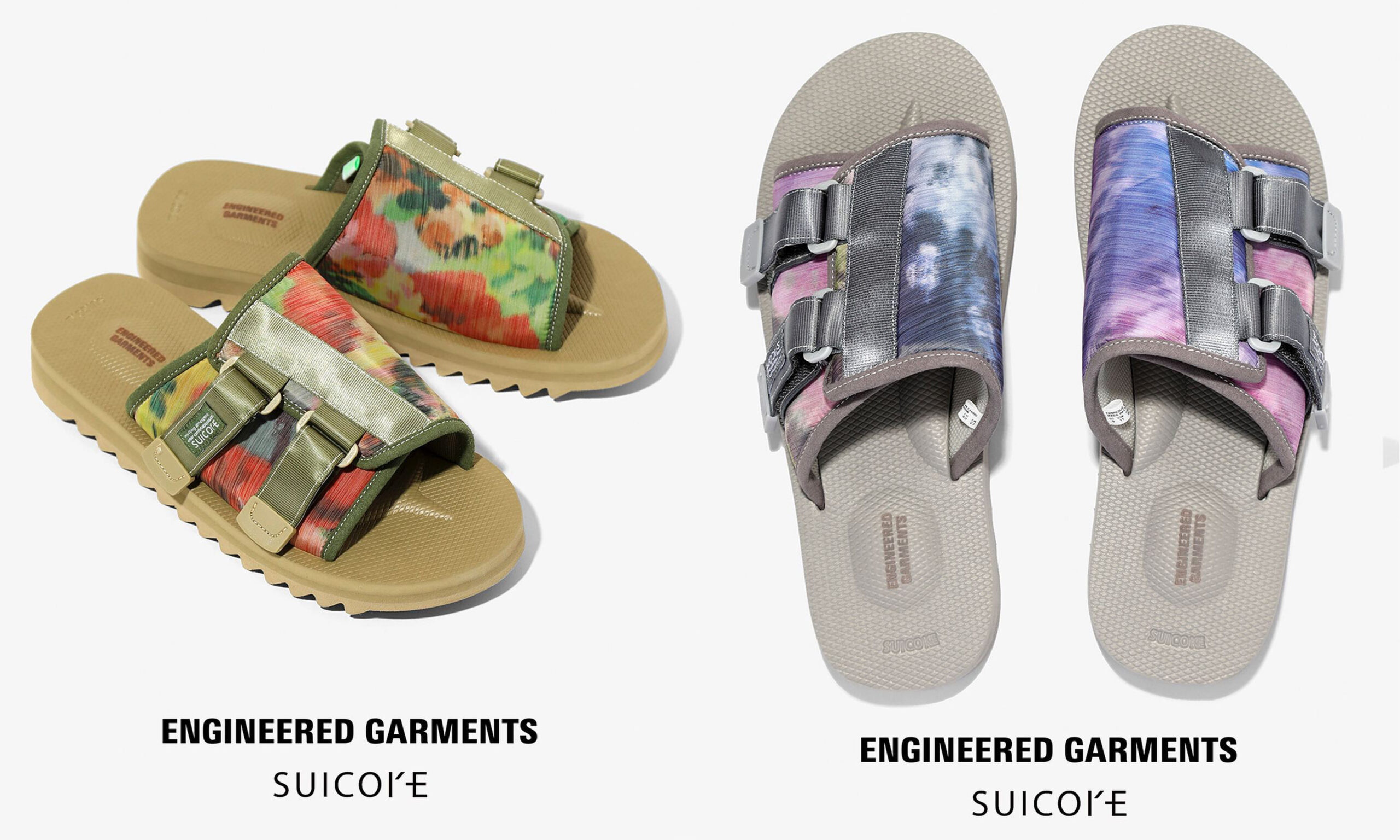 Engineered Garments x SUICOKE 推出首款「Kaw-Cab」凉鞋