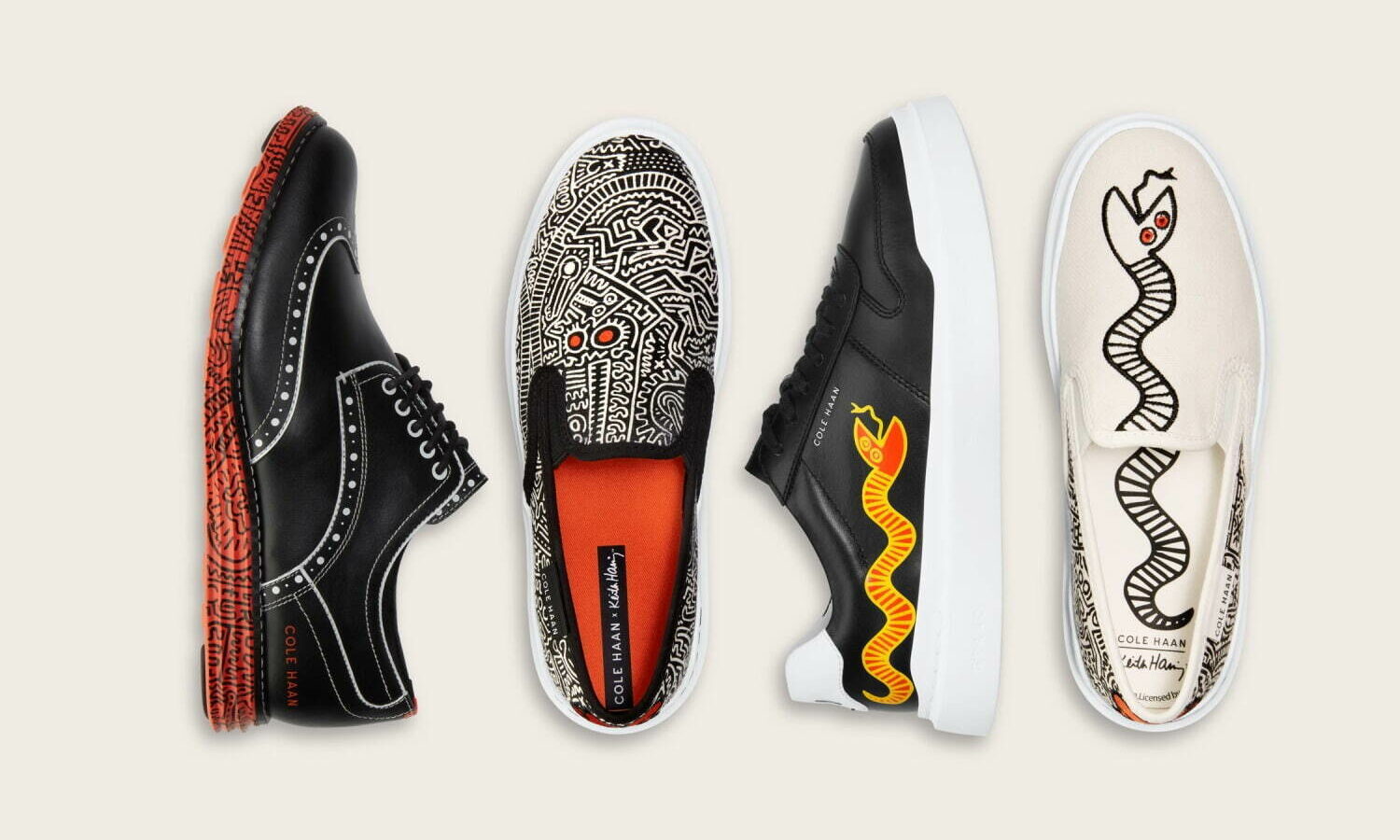 Cole Haan 携手艺术家 Keith Haring 推出联名鞋履