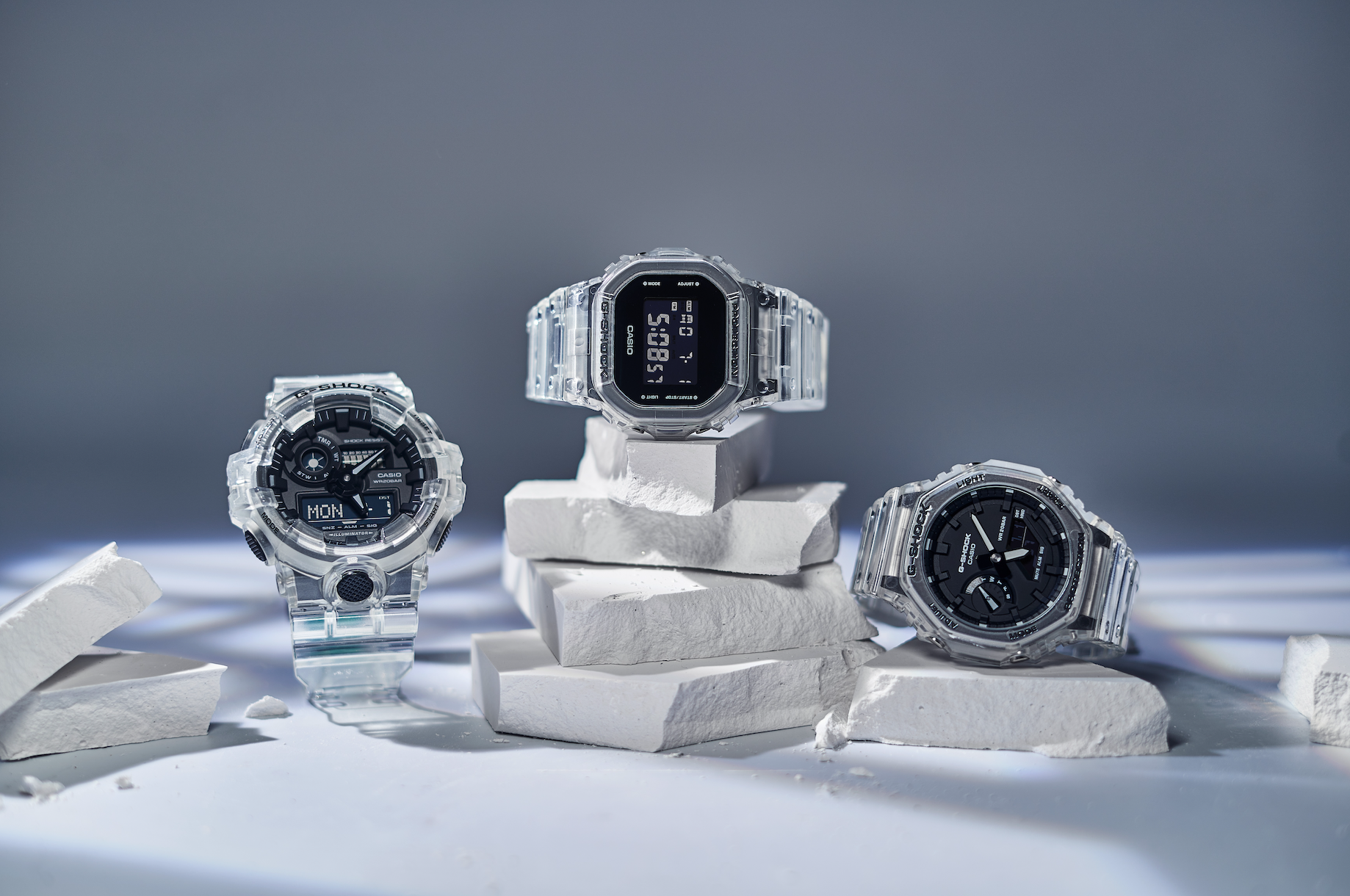 比起五颜六色，透明的G-SHOCK 更让人魂牵梦绕？ – NOWRE现客