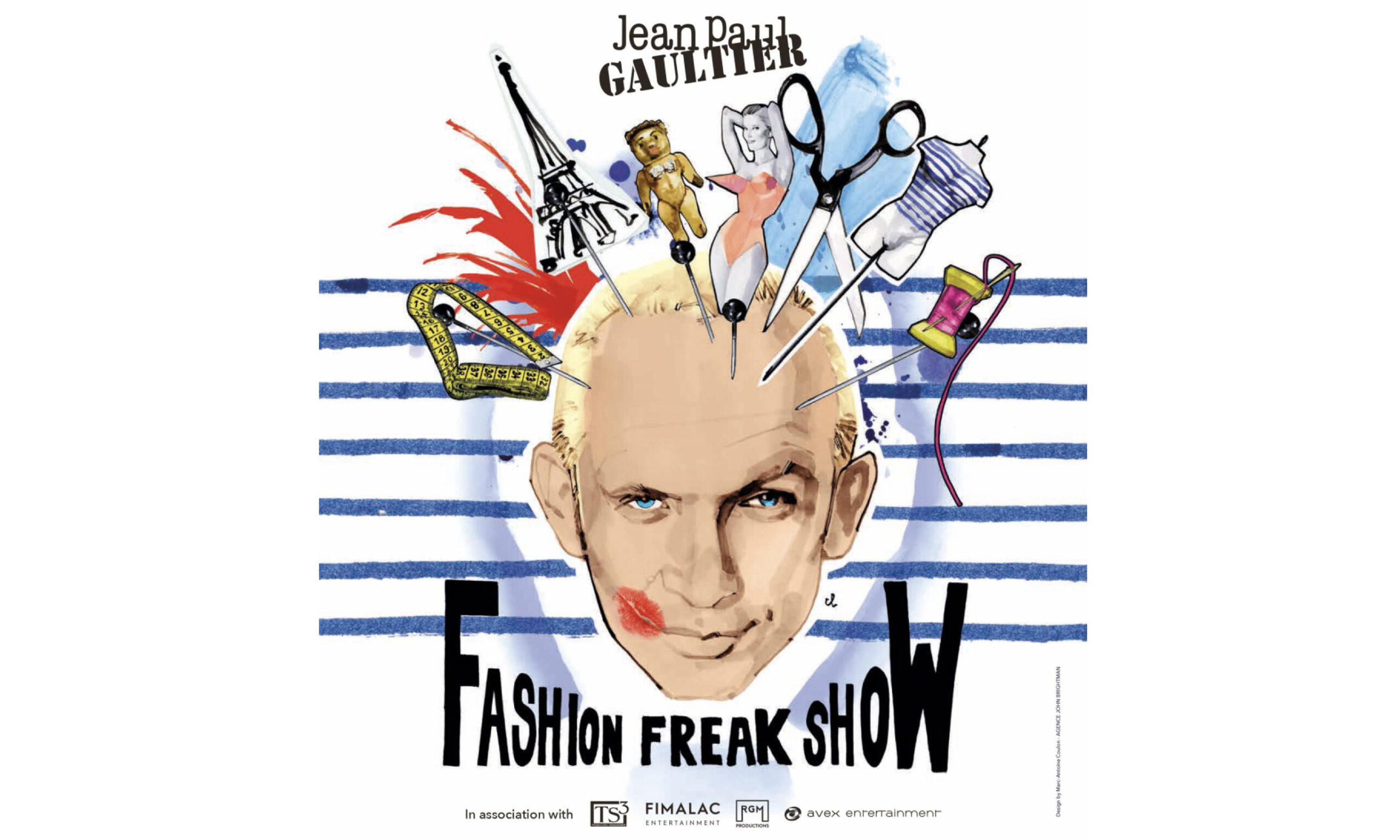 Jean Paul Gaultier 音乐剧《FASHION FREAK SHOW》将准备世界巡演