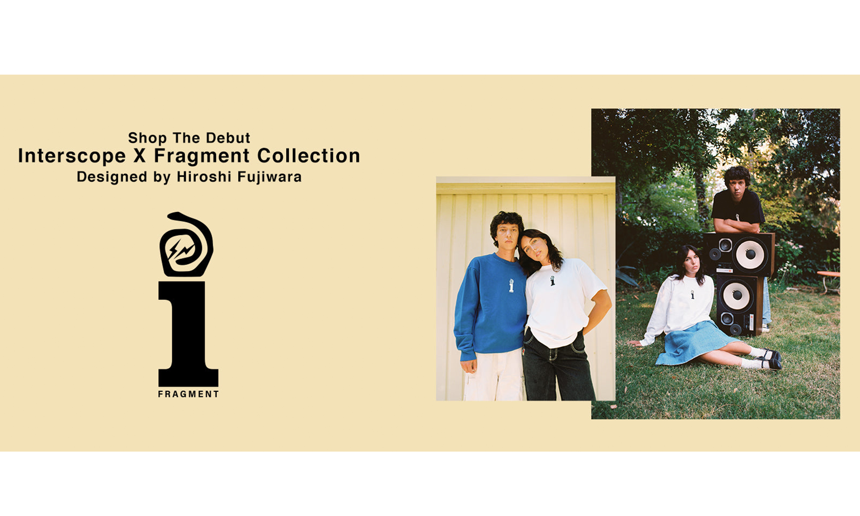 fragment design x Interscope Records  合作胶囊系列发售