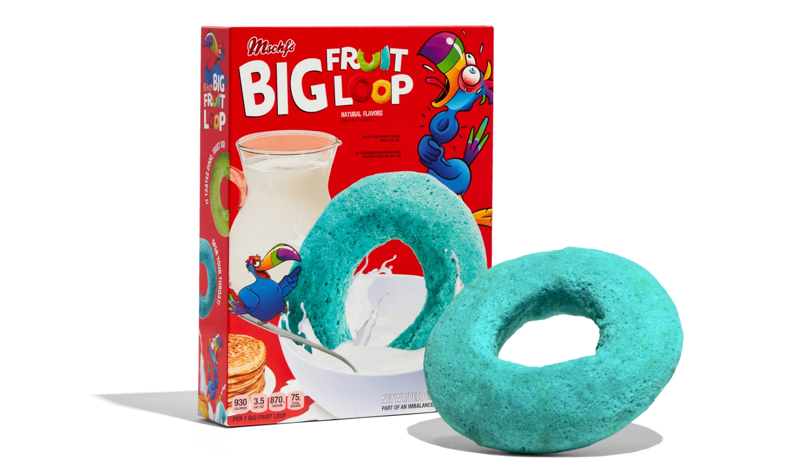 MSCHF 推出麦片产品「Big Fruit Loop」