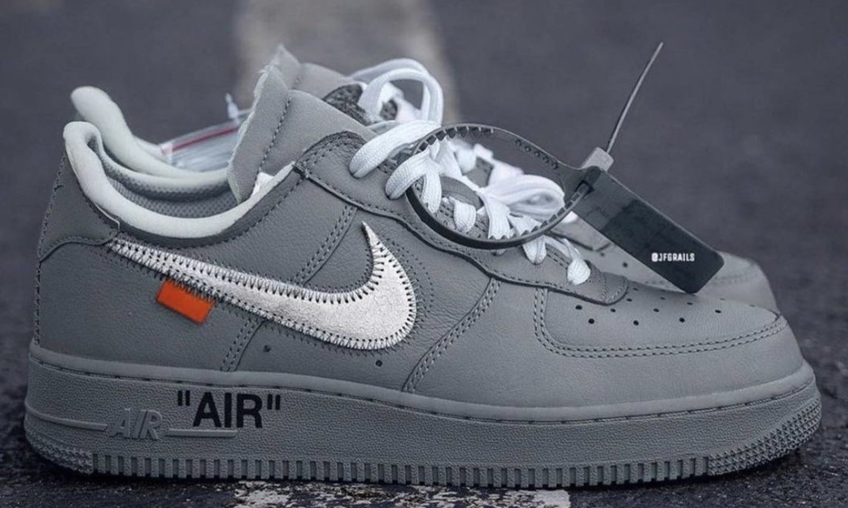 Off-White™ x Nike Air Force 1 Low「Grey」确认今年春季发售
