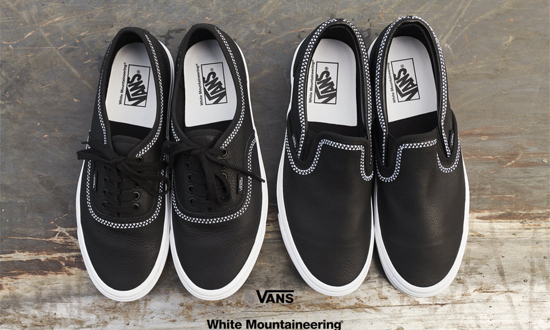 WHITE MOUNTAINEERING x Vans 合作系列鞋款释出