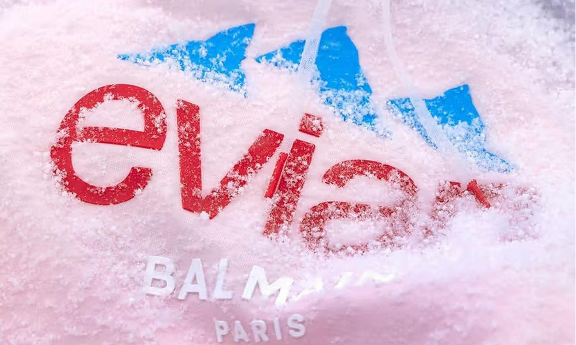 Evian x Balmain 合作系列发布
