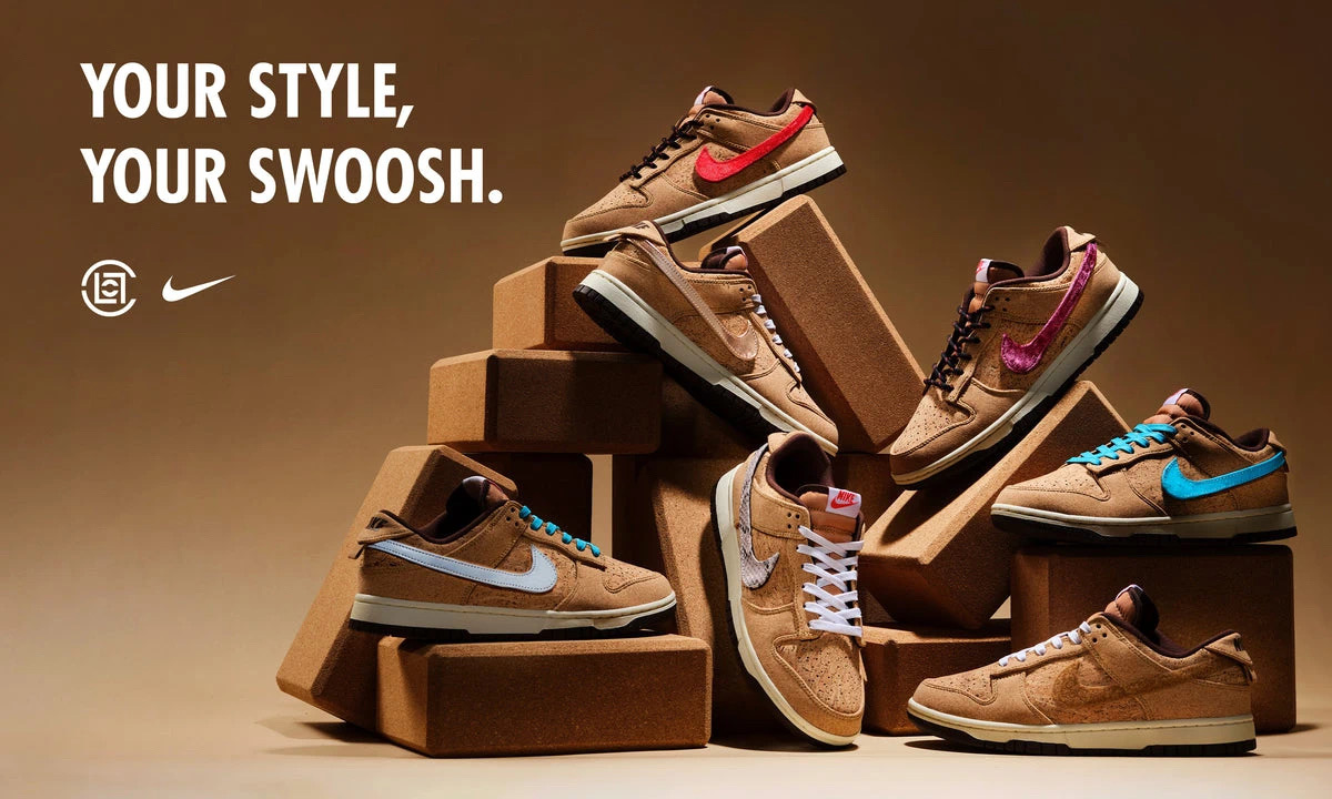 Your Style, Your Swoosh：CLOT 推出全新 Nike Cork Dunk
