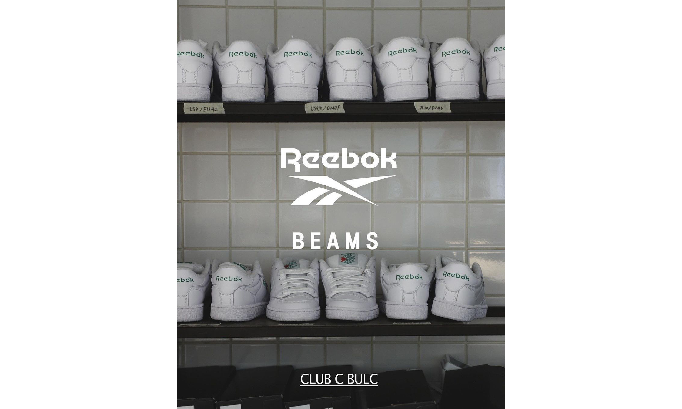 BEAMS x Reebok CLUB C BULC 联名释出