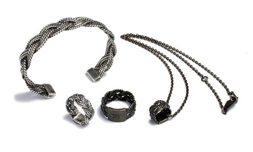 JAM HOME MADE x NUMBER (N)INE 编织设计银饰系列