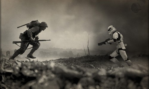 THIRTEENTHFLOOR 出品《STAR WARS》 mix 二战版画