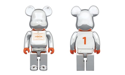 PORTER x MEDICOM TOY 镀银版 400% BE@RBRICK 发布