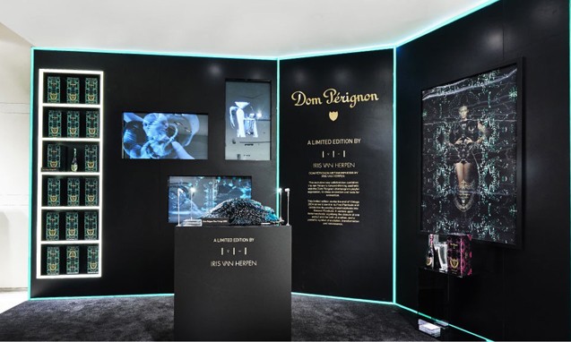 Dom Pérignon 携手设计师 Iris van Herpen 推出限量香槟礼盒