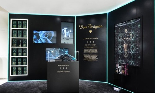 Dom Pérignon 携手设计师 Iris van Herpen 推出限量香槟礼盒