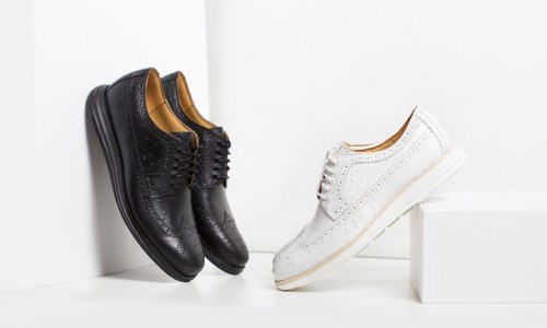 Cole Haan 全新 Lunargrand Long Wingtip Ostrich 系列登场