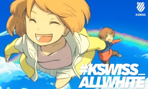 漫画家浅野一二〇 为 KSWISS ALLWHITE PROJECT 创作 《 WHITE FANTASY 》 动画影片