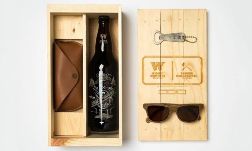 招牌木质眼镜，Shwood x Widmer Brothers Brewing 联名限量套装