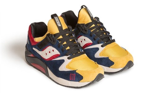 越野摩托上身，Play Cloths x Saucony Shadow Grid 9000 “Motocross”
